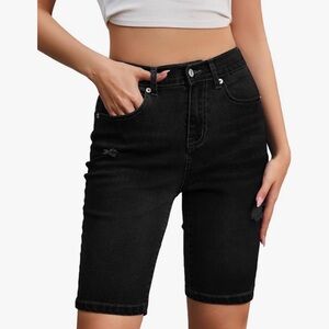 Black Buffalo Samuela Denim Bermuda Shorts